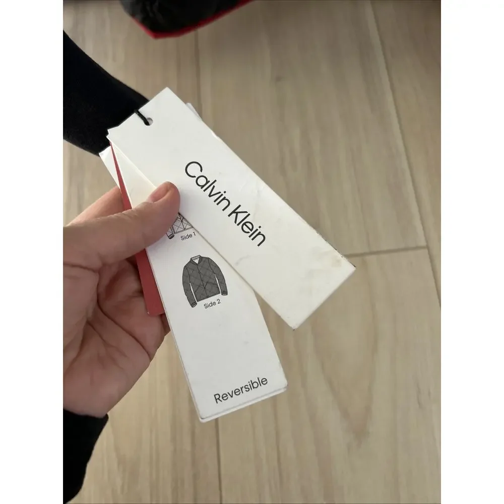 NWT Calvin Klein Men’s Reversible Quilted Jacket Size L - Picture 5 of 8